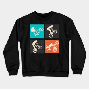 Cycling On The Hill Crewneck Sweatshirt